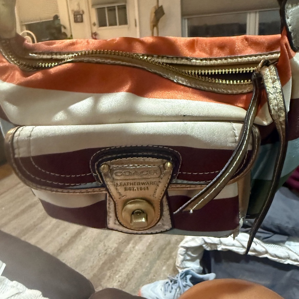 Coach Multicolor Leather Crossbody Bag